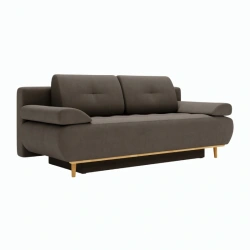 Pikowana sofa Raspberry z funkcją spania i pojemnikiem na pościel Pikowana sofa Raspberry z funkcją spania i pojemnikiem na pościel