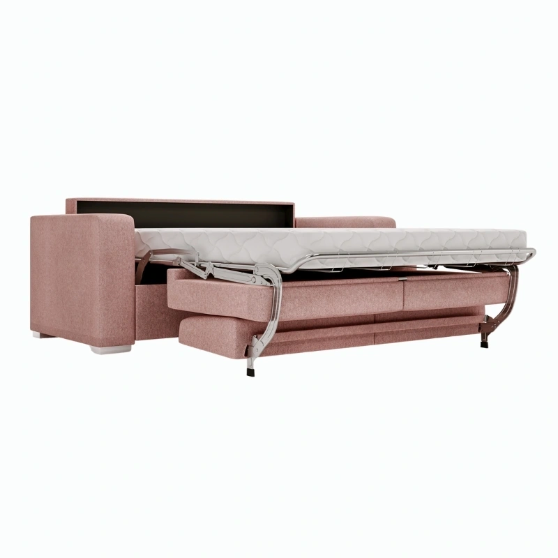 Nowoczesna sofa Soul ze stelażem włoskim i funkcją spania Nowoczesna sofa Soul ze stelażem włoskim i funkcją spania