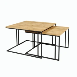 Stolik kawowy STK M9 Dąb Złoty Stolik kawowy STK M9 Dąb Złoty