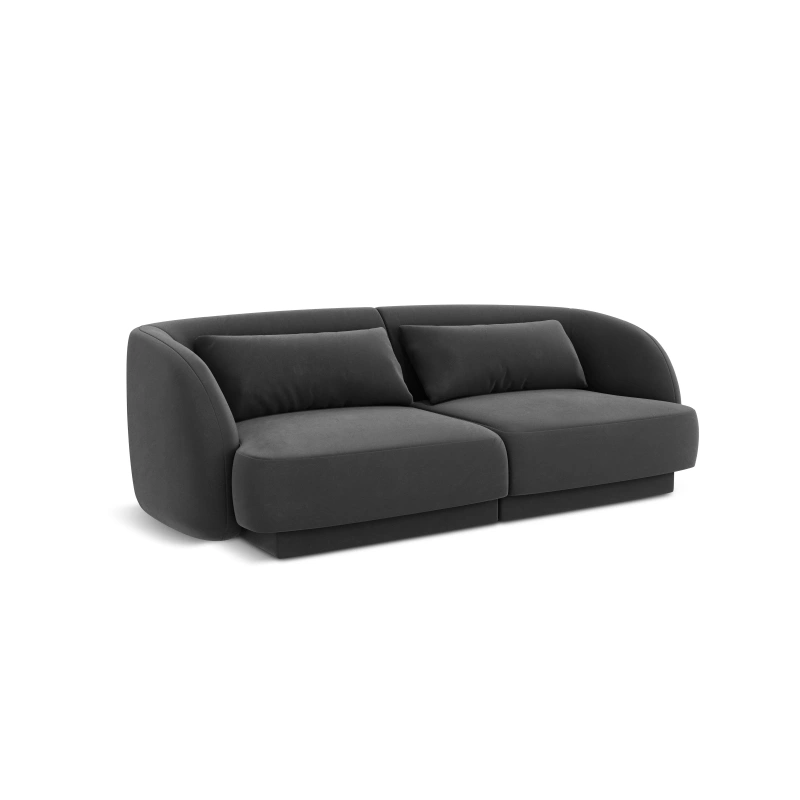 Sofa 2 osobowa Tulum tkanina welurowa Bluvel Cosmopolitan Design
