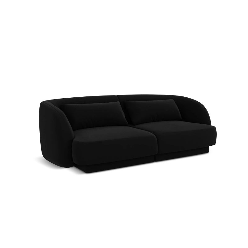 Sofa 2 osobowa Tulum tkanina welurowa Bluvel Cosmopolitan Design