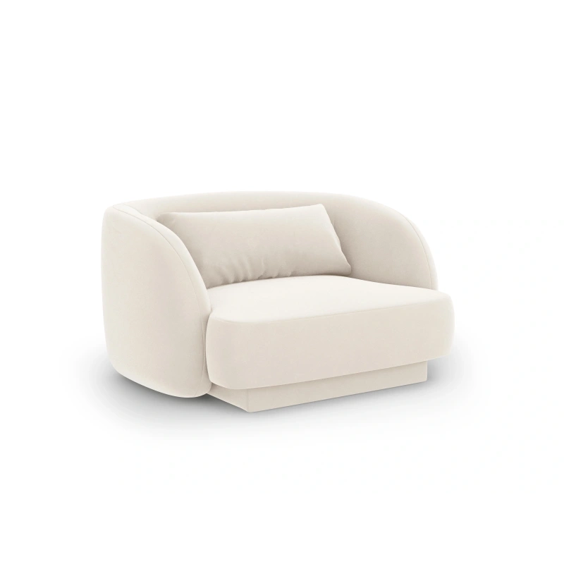 Fotel Tulum tkanina welurowa Bluvel Cosmopolitan Design Fotel Tulum tkanina welurowa Bluvel Cosmopolitan Design