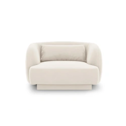 Fotel Tulum tkanina welurowa Bluvel Cosmopolitan Design