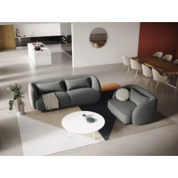 Fotel Tulum tkanina welurowa Bluvel Cosmopolitan Design Fotel Tulum tkanina welurowa Bluvel Cosmopolitan Design