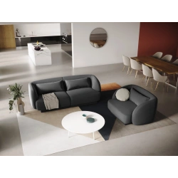 Fotel Tulum tkanina welurowa Bluvel Cosmopolitan Design Fotel Tulum tkanina welurowa Bluvel Cosmopolitan Design
