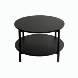 Czarny stolik kawowy STK M14 65x47cm Czarny stolik kawowy STK M14 65x47cm