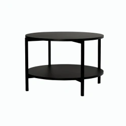 Czarny stolik kawowy STK M14 65x47cm Czarny stolik kawowy STK M14 65x47cm