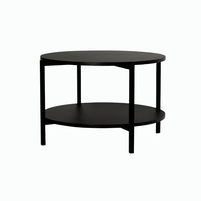 Czarny stolik kawowy STK M14 65x47cm Czarny stolik kawowy STK M14 65x47cm