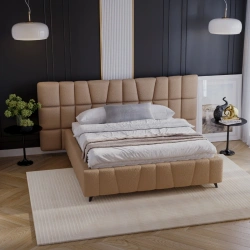 Nowoczesne łóżko kontynentalne Bogota od 140 do 180x200cm Nowoczesne łóżko kontynentalne Bogota od 140 do 180x200cm