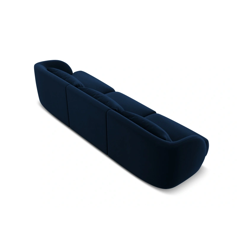 Sofa 3 osobowa Tulum tkanina welurowa Bluvel Cosmopolitan Design