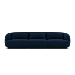 Sofa 3 osobowa Tulum tkanina welurowa Bluvel Cosmopolitan Design