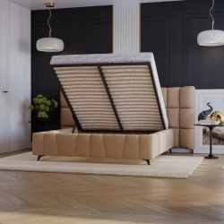 Nowoczesne łóżko kontynentalne Bogota od 140 do 180x200cm Nowoczesne łóżko kontynentalne Bogota od 140 do 180x200cm