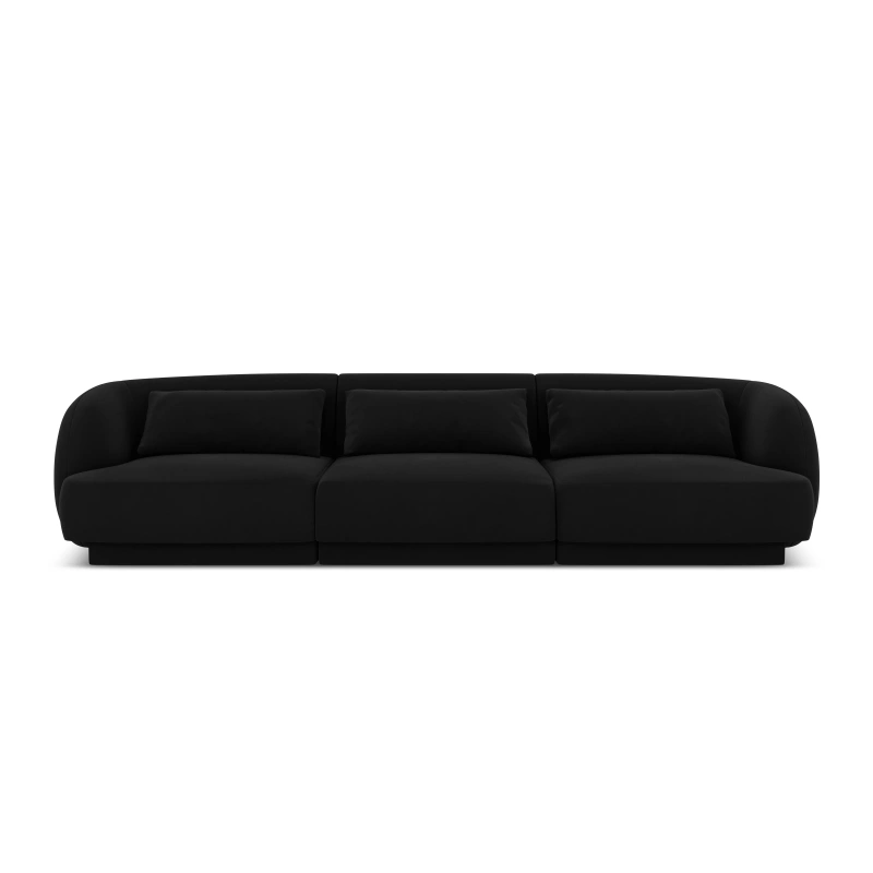 Sofa 3 osobowa Tulum tkanina welurowa Bluvel Cosmopolitan Design