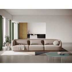 Sofa 3 osobowa Tulum tkanina welurowa Bluvel Cosmopolitan Design