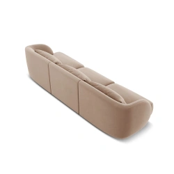 Sofa 3 osobowa Tulum tkanina welurowa Bluvel Cosmopolitan Design