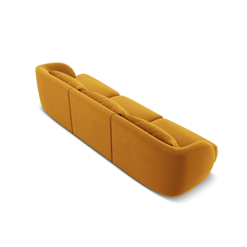 Sofa 3 osobowa Tulum tkanina welurowa Bluvel Cosmopolitan Design