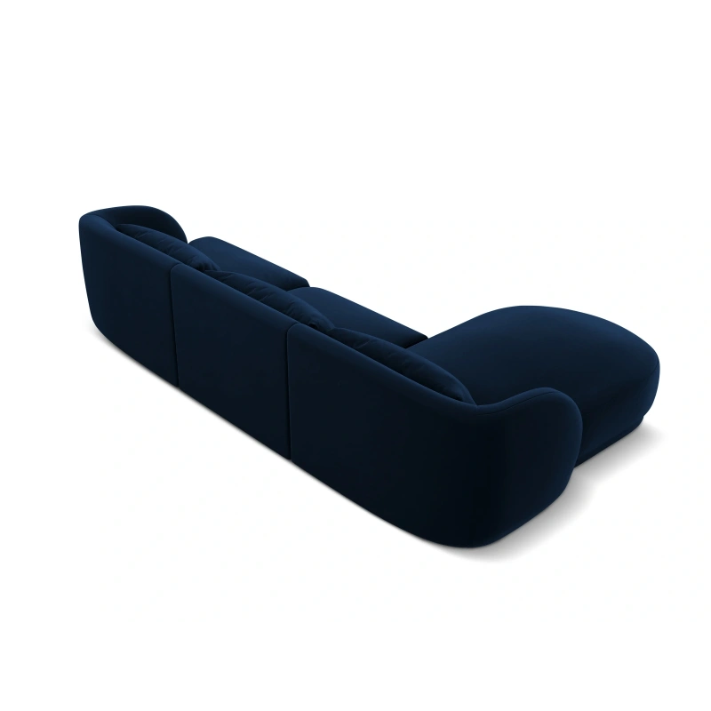 Narożnik 4 osobowy Tulum tkanina welurowa Bluvel Cosmopolitan Design
