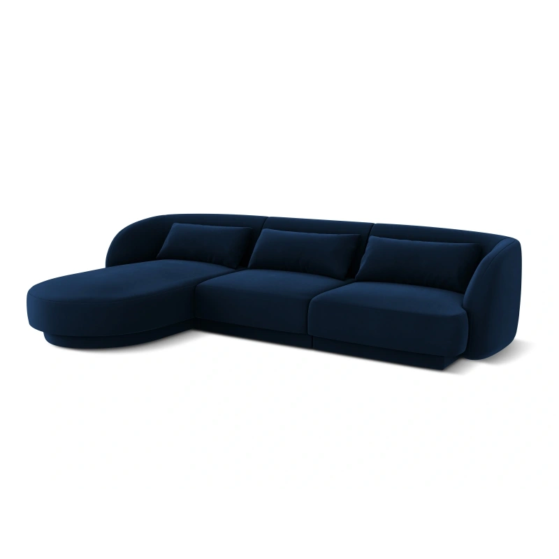 Narożnik 4 osobowy Tulum tkanina welurowa Bluvel Cosmopolitan Design