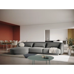 Narożnik 4 osobowy Tulum tkanina welurowa Bluvel Cosmopolitan Design