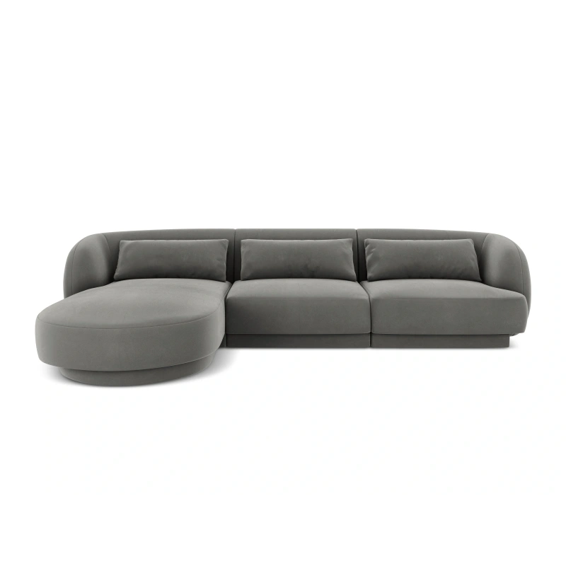Narożnik 4 osobowy Tulum tkanina welurowa Bluvel Cosmopolitan Design