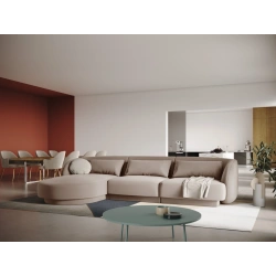 Narożnik 4 osobowy Tulum tkanina welurowa Bluvel Cosmopolitan Design