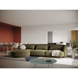 Narożnik 4 osobowy Tulum tkanina welurowa Bluvel Cosmopolitan Design Narożnik 4 osobowy Tulum tkanina welurowa Bluvel Cosmopolitan Design