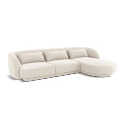 Narożnik 4 osobowy Tulum tkanina welurowa Bluvel Cosmopolitan Design