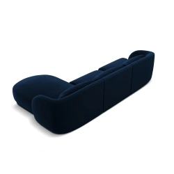 Narożnik 4 osobowy Tulum tkanina welurowa Bluvel Cosmopolitan Design