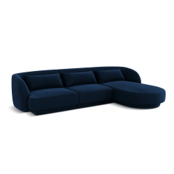 Narożnik 4 osobowy Tulum tkanina welurowa Bluvel Cosmopolitan Design