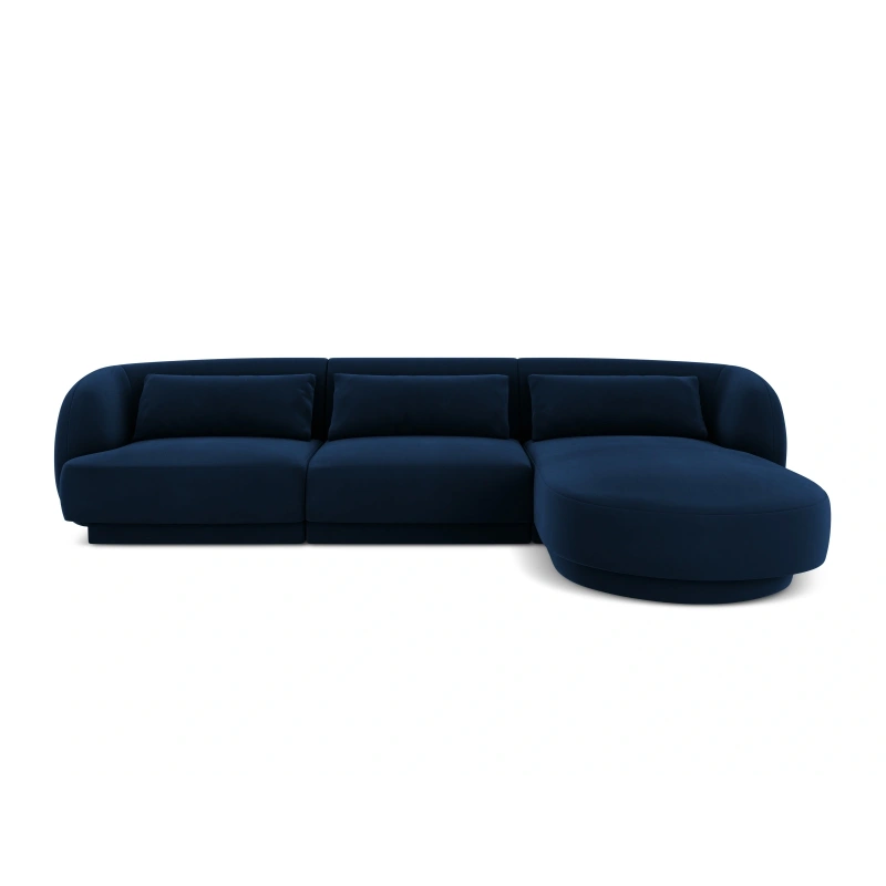 Narożnik 4 osobowy Tulum tkanina welurowa Bluvel Cosmopolitan Design