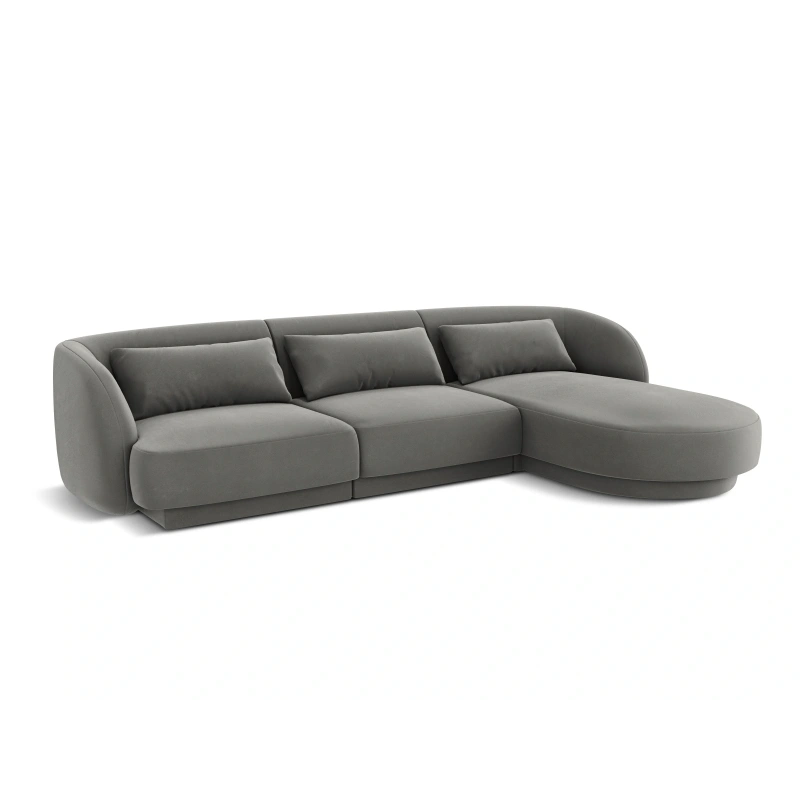 Narożnik 4 osobowy Tulum tkanina welurowa Bluvel Cosmopolitan Design Narożnik 4 osobowy Tulum tkanina welurowa Bluvel Cosmopolitan Design