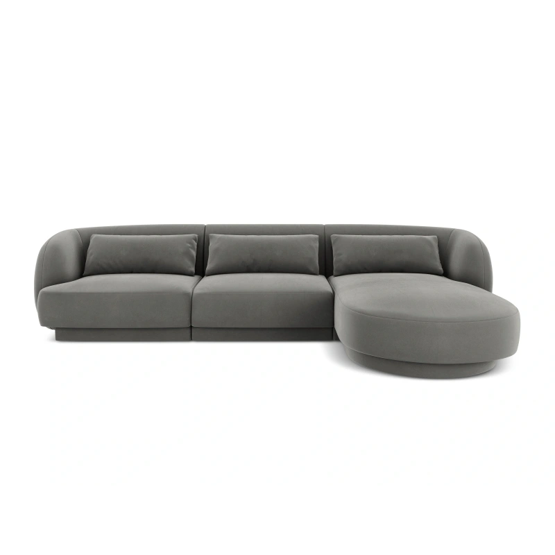 Narożnik 4 osobowy Tulum tkanina welurowa Bluvel Cosmopolitan Design Narożnik 4 osobowy Tulum tkanina welurowa Bluvel Cosmopolitan Design