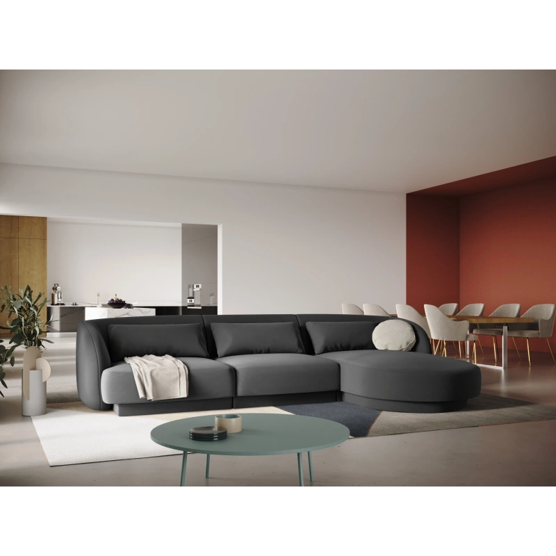 Narożnik 4 osobowy Tulum tkanina welurowa Bluvel Cosmopolitan Design Narożnik 4 osobowy Tulum tkanina welurowa Bluvel Cosmopolitan Design