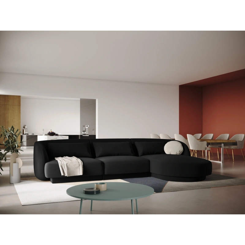 Narożnik 4 osobowy Tulum tkanina welurowa Bluvel Cosmopolitan Design Narożnik 4 osobowy Tulum tkanina welurowa Bluvel Cosmopolitan Design