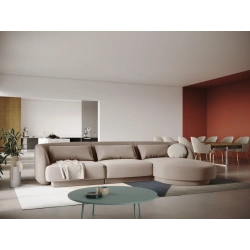 Narożnik 4 osobowy Tulum tkanina welurowa Bluvel Cosmopolitan Design Narożnik 4 osobowy Tulum tkanina welurowa Bluvel Cosmopolitan Design