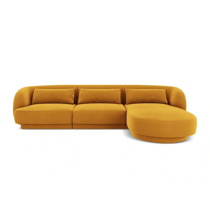 Narożnik 4 osobowy Tulum tkanina welurowa Bluvel Cosmopolitan Design Narożnik 4 osobowy Tulum tkanina welurowa Bluvel Cosmopolitan Design