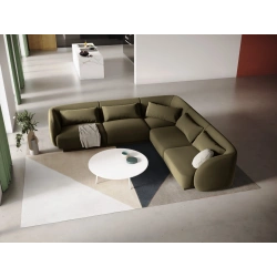 Narożnik 5 osobowy Tulum tkanina welurowa Bluvel Cosmopolitan Design Narożnik 5 osobowy Tulum tkanina welurowa Bluvel Cosmopolitan Design