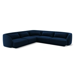 Narożnik 5 osobowy Tulum tkanina welurowa Bluvel Cosmopolitan Design Narożnik 5 osobowy Tulum tkanina welurowa Bluvel Cosmopolitan Design