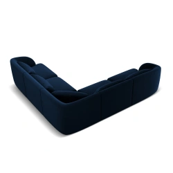 Narożnik 5 osobowy Tulum tkanina welurowa Bluvel Cosmopolitan Design Narożnik 5 osobowy Tulum tkanina welurowa Bluvel Cosmopolitan Design