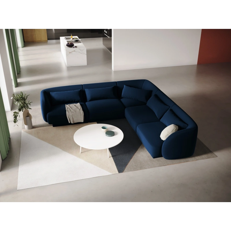 Narożnik 5 osobowy Tulum tkanina welurowa Bluvel Cosmopolitan Design Narożnik 5 osobowy Tulum tkanina welurowa Bluvel Cosmopolitan Design