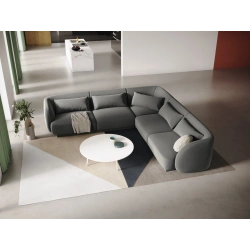 Narożnik 5 osobowy Tulum tkanina welurowa Bluvel Cosmopolitan Design