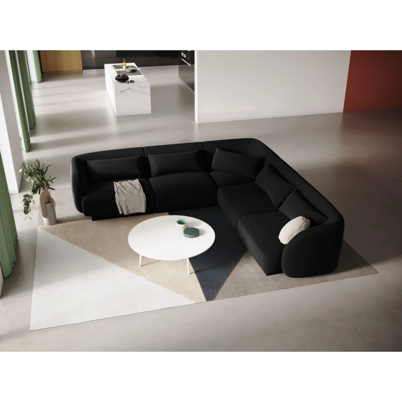 Narożnik 5 osobowy Tulum tkanina welurowa Bluvel Cosmopolitan Design Narożnik 5 osobowy Tulum tkanina welurowa Bluvel Cosmopolitan Design