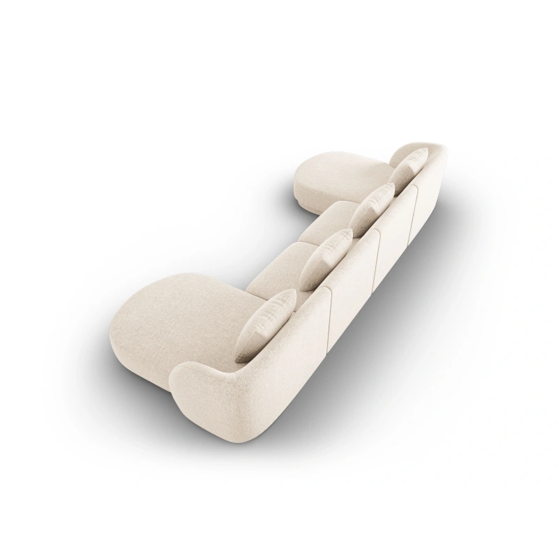 Narożnik 5-os panoramiczny Tulum tkanina szenilowa Haga Cosmopolitan Design Narożnik 5-os panoramiczny Tulum tkanina szenilowa Haga Cosmopolitan Design