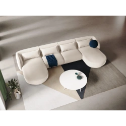 Narożnik 5-os panoramiczny Tulum tkanina welurowa Bluvel Cosmopolitan Design Narożnik 5-os panoramiczny Tulum tkanina welurowa Bluvel Cosmopolitan Design