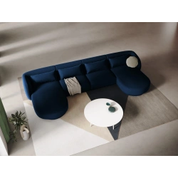 Narożnik 5-os panoramiczny Tulum tkanina welurowa Bluvel Cosmopolitan Design