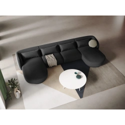 Narożnik 5-os panoramiczny Tulum tkanina welurowa Bluvel Cosmopolitan Design