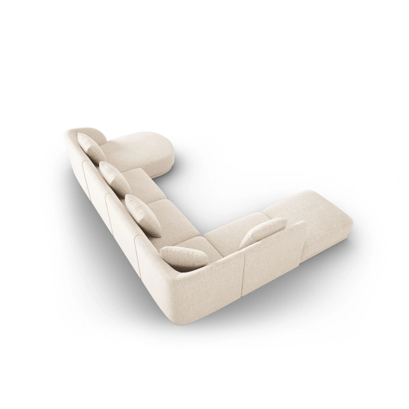 Narożnik 6-os panoramiczny Tulum tkanina szenilowa Haga Cosmopolitan Design Narożnik 6-os panoramiczny Tulum tkanina szenilowa Haga Cosmopolitan Design