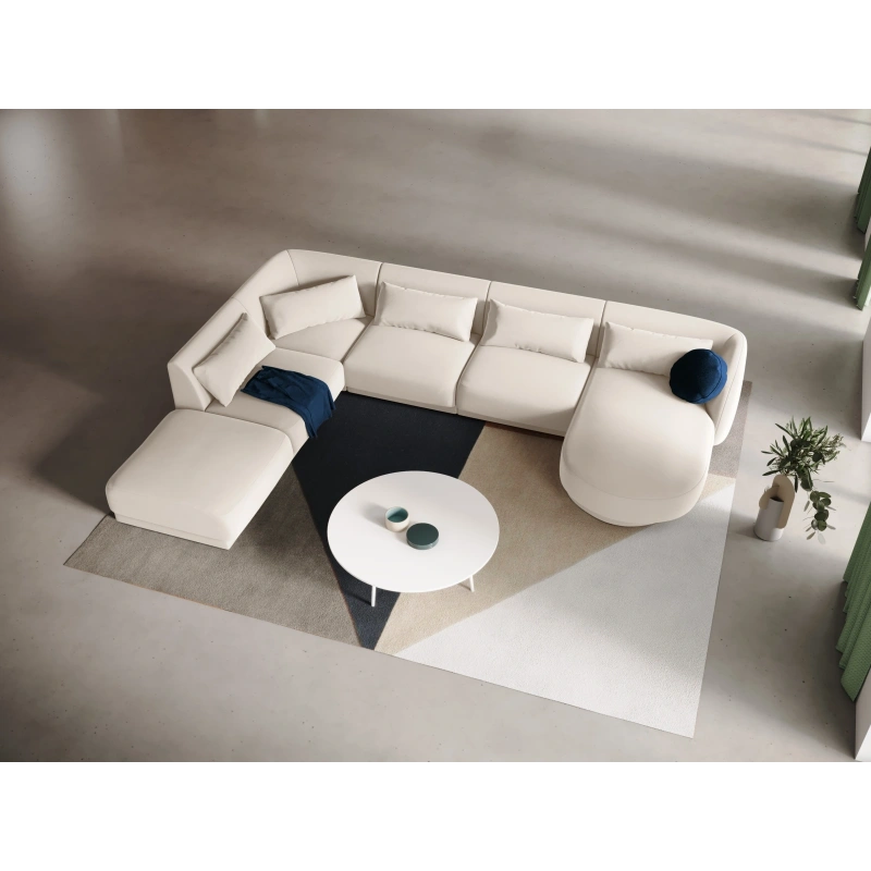 Narożnik 6-os panoramiczny Tulum tkanina welurowa Bluvel Cosmopolitan Design Narożnik 6-os panoramiczny Tulum tkanina welurowa Bluvel Cosmopolitan Design