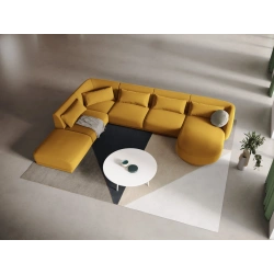 Narożnik 6-os panoramiczny Tulum tkanina welurowa Bluvel Cosmopolitan Design