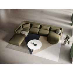 Narożnik 6-os panoramiczny Tulum tkanina welurowa Bluvel Cosmopolitan Design